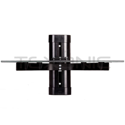 Wall Mount AV Component Shelf - Sleek Tempered Glass - TEXONIC AV Inc