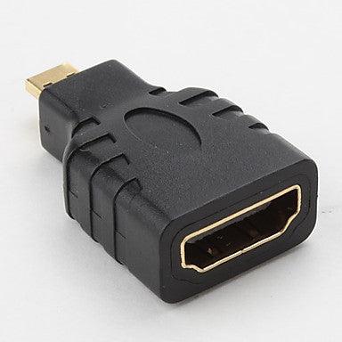 Adaptateur micro-connecteur HDMI® mâle vers HDMI® femelle (H-HD7703)