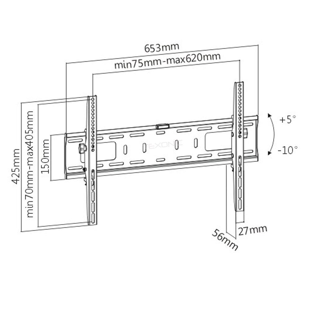 Best Tilt TV Wall Mount up to 75 inch | Heavy Duty - Free Shipping Canada Wide