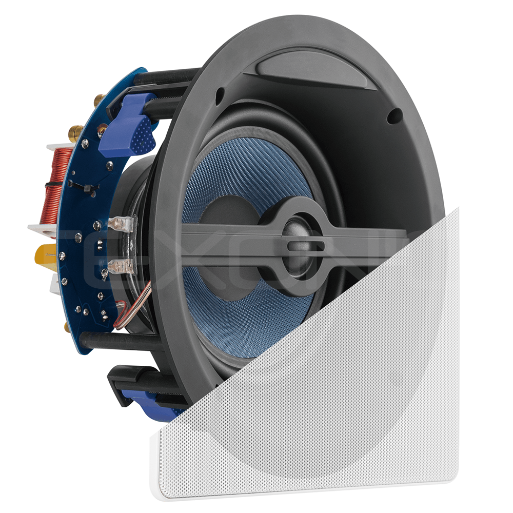 6.5" In-Ceiling Speaker with Kevlar Woven Cone and Titanium Dome Tweeter