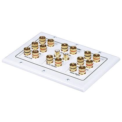 3-Gang 8.2 Surround Sound Wall Plate