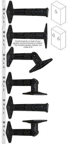 Surround Sound Speaker Wall Mount | Pair - TEXONIC AV Inc