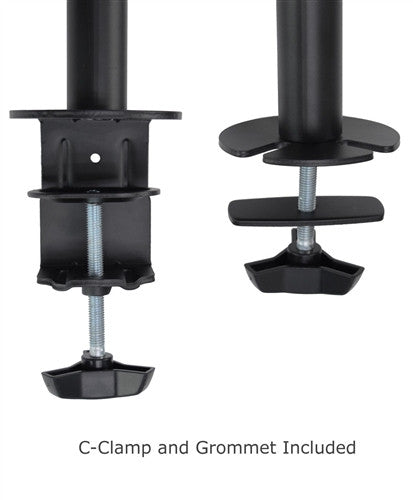 Maximize Your Workspace with a Fully Adjustable 27" Single Monitor Desk Mount