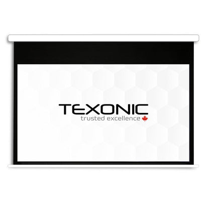 100" Electric Motorized Fiber-Glass Projector Screen - Home Cinema & Office - TEXONIC AV Inc