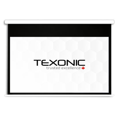 120" TEXONIC White Motorized Projector Screen + Remote