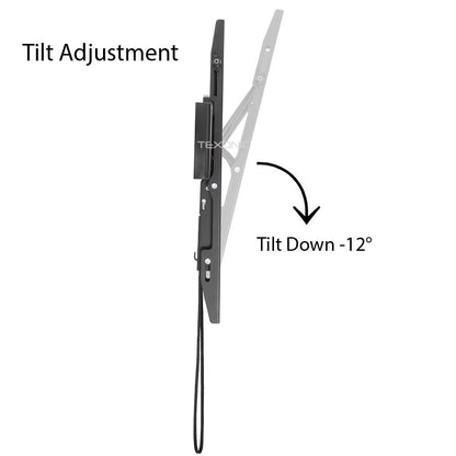 37"-70" Curved & Flat Panel TV Tilt Wall Mount - Heavy-Gauge Steel Construction - TEXONIC AV Inc