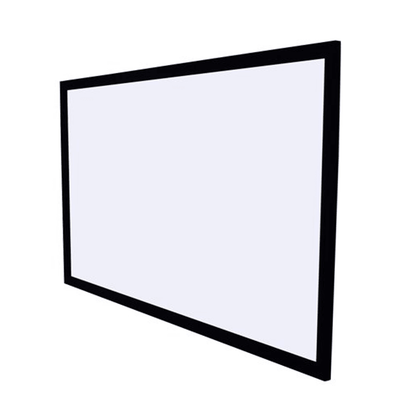 120" Fixed Frame Projector Screen | Velvet Wrapped Frame - HD Matte, 4K Ready - TEXONIC AV Inc