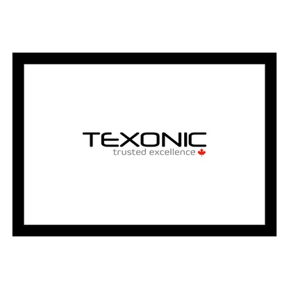 120" TEXONIC White Fixed Projector Screen | Velvet Frame