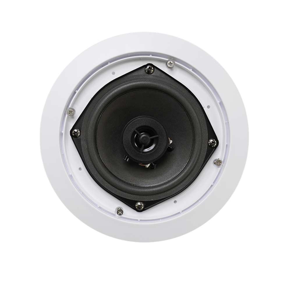 Haut-parleur de plafond commercial TEXONIC 5" 70V avec dos en métal
