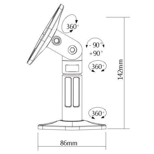 Surround Sound Speaker Wall Mount | Pair - TEXONIC AV Inc