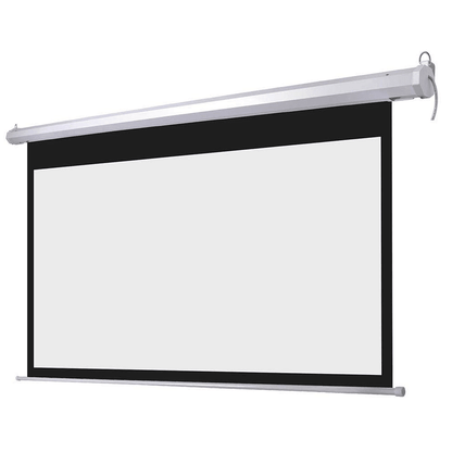 100" Electric Motorized Fiber-Glass Projector Screen - Home Cinema & Office - TEXONIC AV Inc
